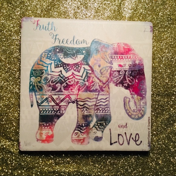 🆕 🖤💛SEXYBRAINBOUTIQUE: BOHO ELEPHANT COASTER💛🖤 - Picture 5 of 7